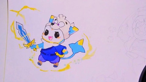 洛克王国迪莫怎么画[图1]