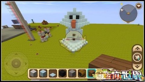 迷你世界怎么做的雪人